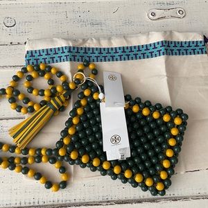 Tory Burch Wood Bead Crossbody new